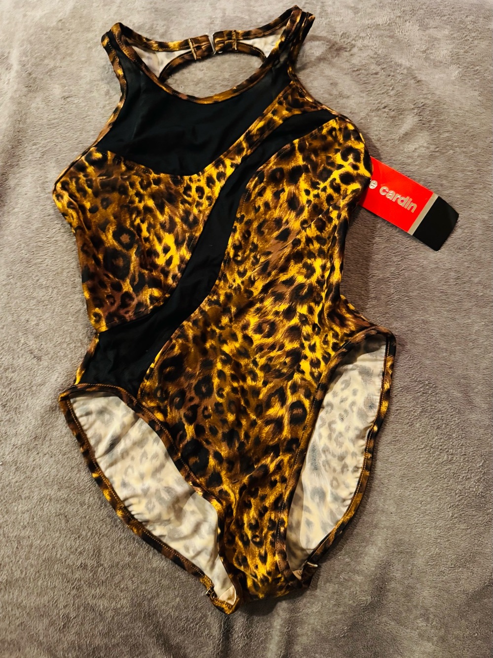 Leopard-Print One-Piece Swimsuit